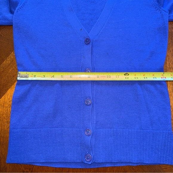 Ann Taylor women’s petite 3/4 sleeve cardigan sweater acrylic wool blend SP - Picture 10 of 12